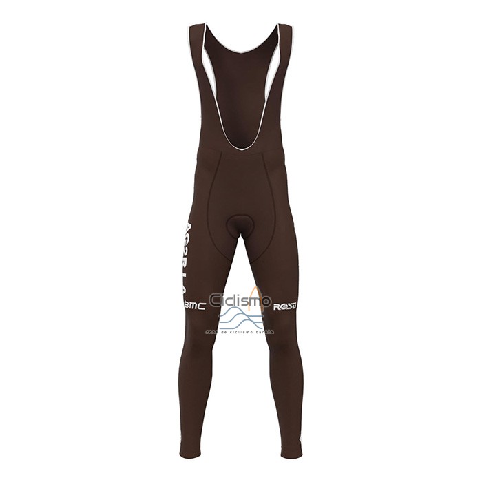 Ag2r Citroen Team Ropa Ciclismo Culotte Largo 2022 Mangas Largas Blanco